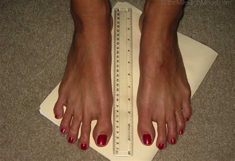 Mikayla miles foot comparison